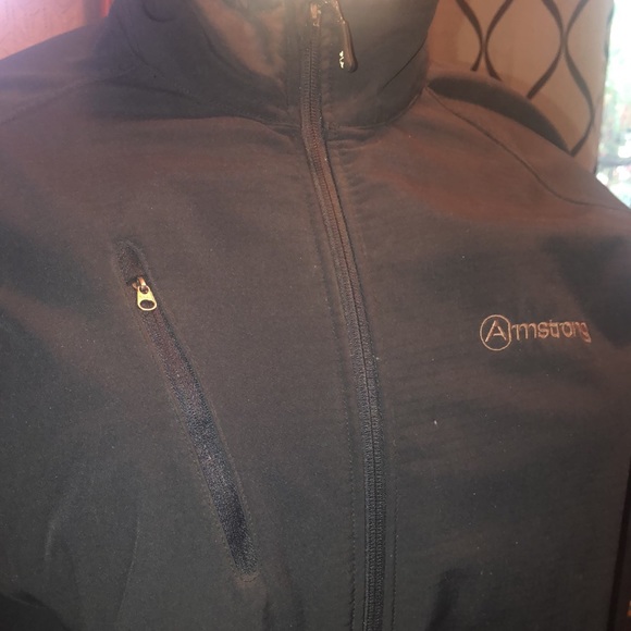 Men’s black Armstrong jacket- water resistant- lined - zip pockets- XL - Picture 2 of 9